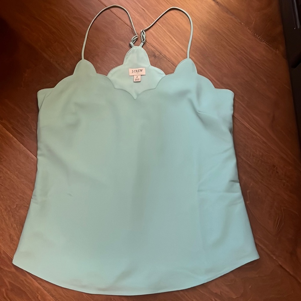 J. Crew Mint Green Top